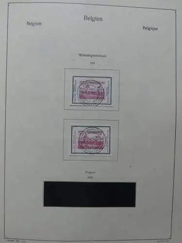 Belgien 1949-1985 gestempelt besammelt im KA-BE Vordruck #LZ507