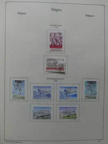 Belgien 1949-1985 gestempelt besammelt im KA-BE Vordruck #LZ507