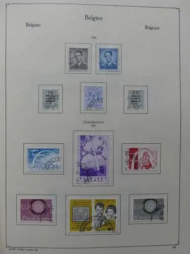 Belgien 1949-1985 gestempelt besammelt im KA-BE Vordruck #LZ507