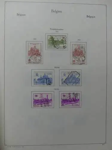 Belgien 1949-1985 gestempelt besammelt im KA-BE Vordruck #LZ507