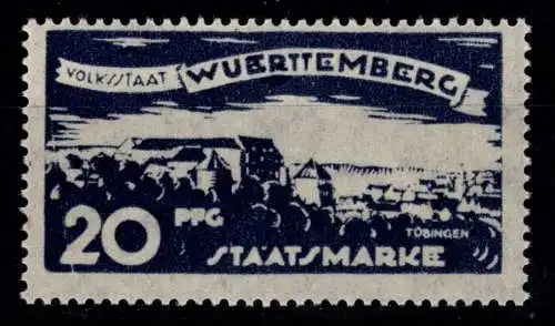 Württemberg 274 III postfrisch geprüft Winkler BPP #OA438