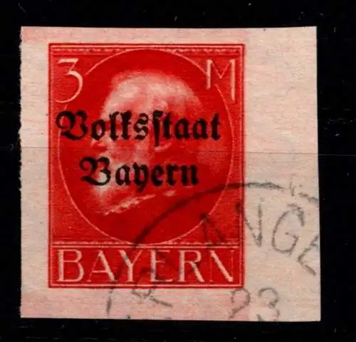 Bayern 130 II B gestempelt geprüft Infla Berlin #OA513