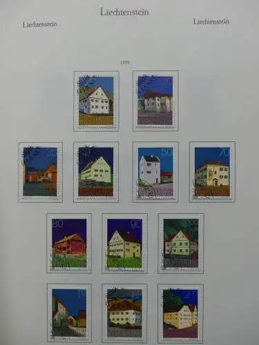 Liechtenstein 1944-1985 gestempelt augenschein.komplett auf KA-BE-Seiten #LZ562