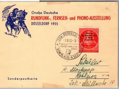 Berlin 118 auf Postkarte auf Ausstellungskarte #OB926