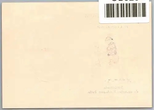 Berlin 131 auf Postkarte als Einzelfrankatur FDC #OB923