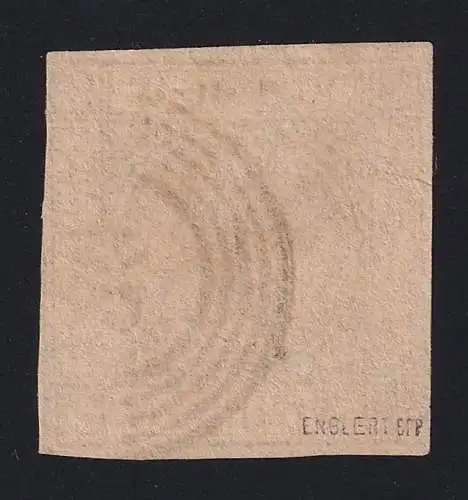 Baden 1 gestempelt Borek Garantie, leichte Mängel #OA608