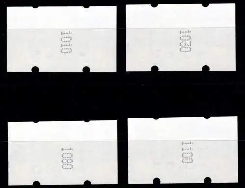 BRD Bund Automatenmarken 6 mit Zählnummer postfrisch #OC887