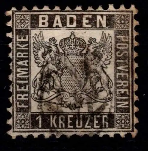 Baden 17 gestempelt #OA807