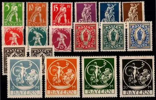 Bayern 178-195 postfrisch #OA801