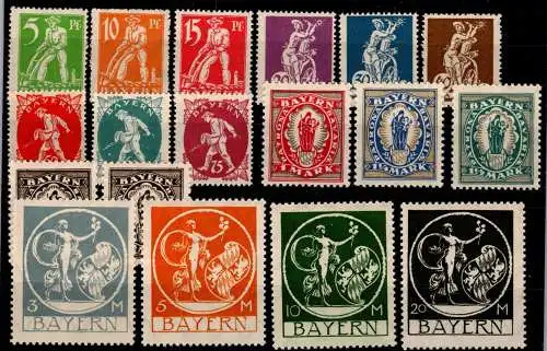 Bayern 178-195 postfrisch #OA802