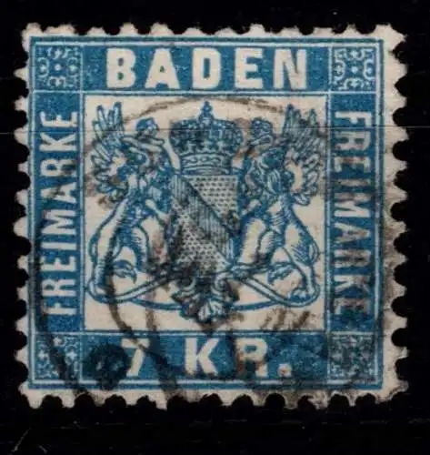 Baden 25 gestempelt #OA814