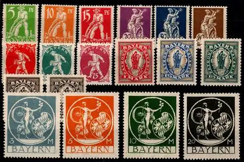 Bayern 178-195 postfrisch #OA806