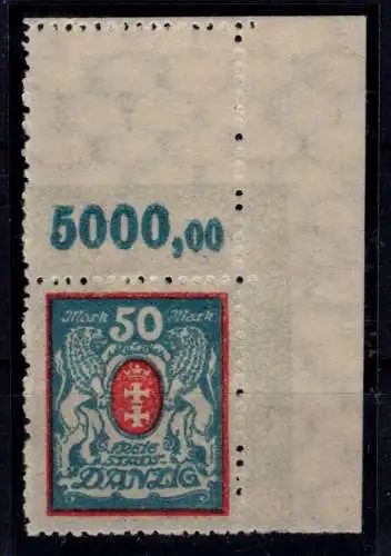 Danzig 127 Y L postfrisch Kurzbefund Bock BPP #OA916