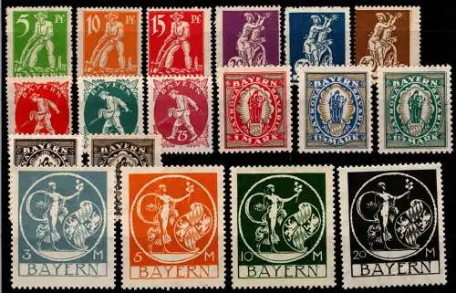 Bayern 178-195 postfrisch #OA805