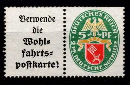 Deutsches Reich W 35 postfrisch #OA900