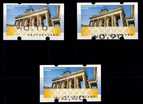 BRD Bund Automatenmarken 7 mit Zählnummer postfrisch #OC998