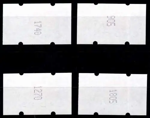 BRD Bund Automatenmarken 9 F II mit Zählnummer postfrisch #OC034