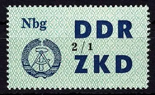 DDR ZKD 56 postfrisch Dienstmarken #NZ842