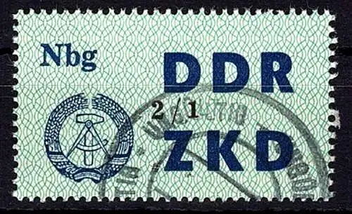 DDR ZKD 56 gestempelt Dienstmarken #NZ843