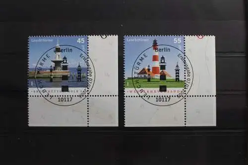 BRD 2473-2474 gestempelt Leuchtturm Vollstempel Eckrand Bundesrepublik #SJ890