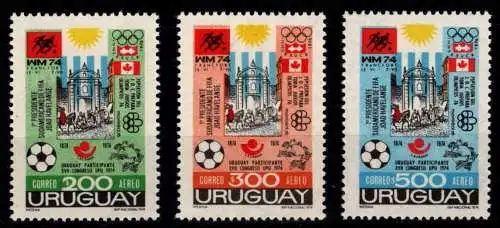 Uruguay 1313-1315 postfrisch #NY661