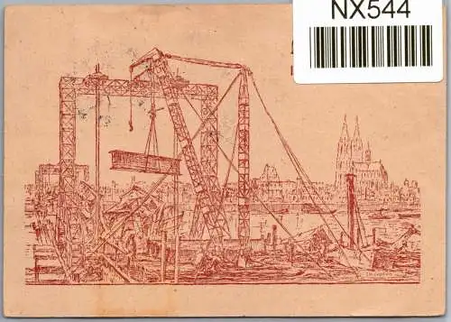 All. Besetzung 943 auf Postkarte Sonderstempel Köln #NX544