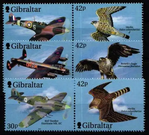 Gibraltar 939-944, 3 Paare postfrisch #OB407