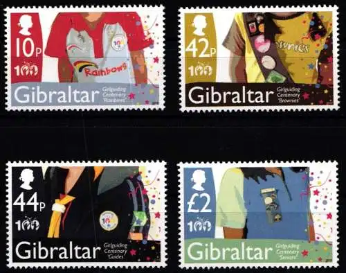 Gibraltar 1391-1394 postfrisch #OB512