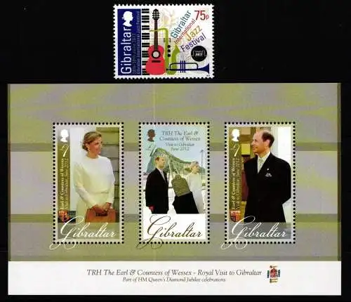 Gibraltar 1490, Block 106 postfrisch #OB541