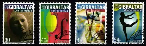 Gibraltar 1032-1035 gestempelt #OB618