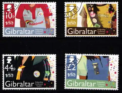 Gibraltar 1391-1394 gestempelt #OB687