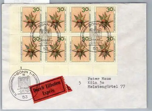 BRD Bund 790 als Ersttagsbrief Eilbote Express #NX606