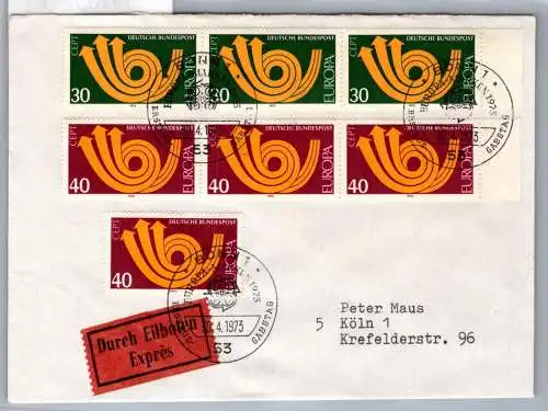 BRD Bund 768-769 als Ersttagsbrief Eilbote Express #NX626