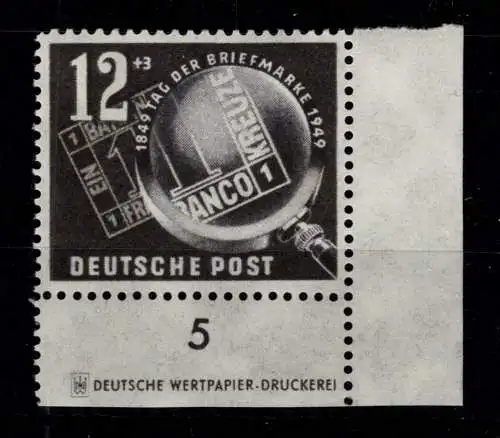 DDR 245 DZ postfrisch mit Druckerzeichen #OA770