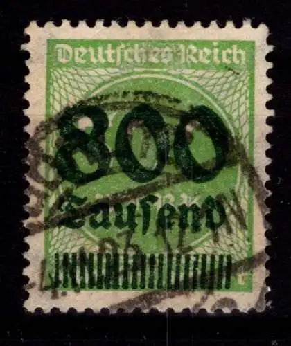 Deutsches Reich 307 gestempelt mit Fotoattest Weinbuch BPP #NZ783