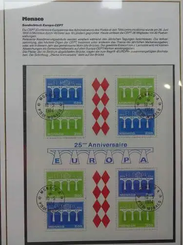 Europa Allgemein Blöcke-Sammlung im Leuchtturm-Album #LZ604