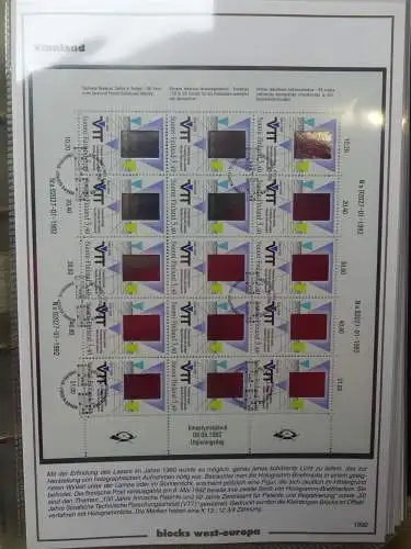 Europa Allgemein Blöcke-Sammlung im Leuchtturm-Album #LZ603