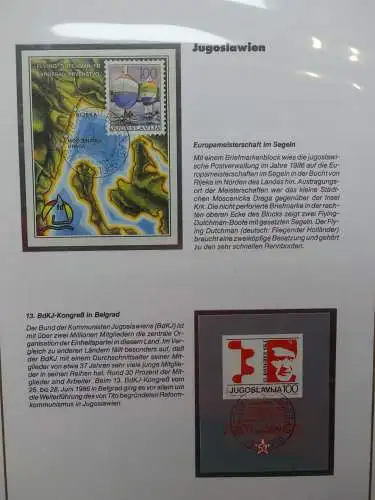 Europa Allgemein Blöcke-Sammlung im Leuchtturm-Album #LZ600