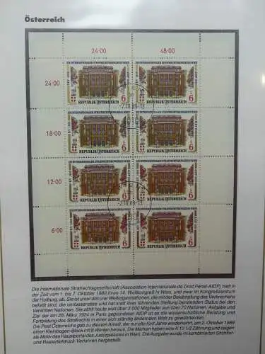 Europa Allgemein Blöcke-Sammlung im Leuchtturm-Album #LZ607