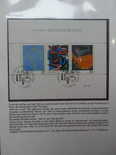 Europa Allgemein Blöcke-Sammlung im Leuchtturm-Album #LZ607