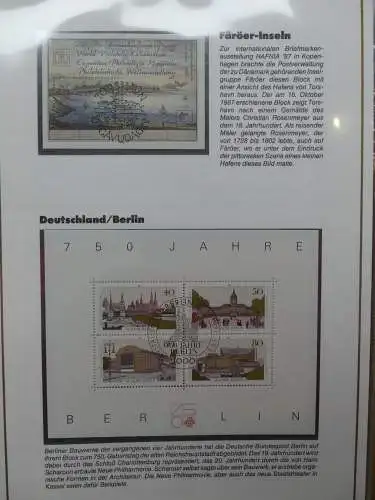 Europa Allgemein Blöcke-Sammlung im Leuchtturm-Album #LZ606