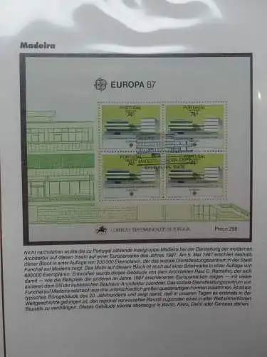 Europa Allgemein Blöcke-Sammlung im Leuchtturm-Album #LZ606