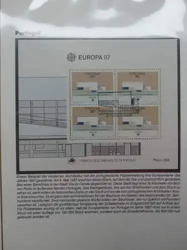 Europa Allgemein Blöcke-Sammlung im Leuchtturm-Album #LZ606