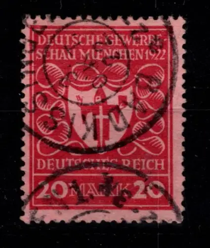 Deutsches Reich 204 a gestempelt geprüft Infla #OC651