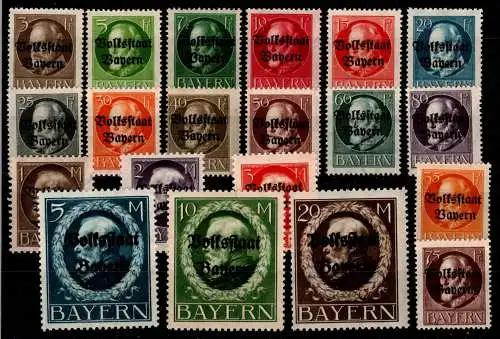 Bayern 116 II A- 135 II A postfrisch #OC779