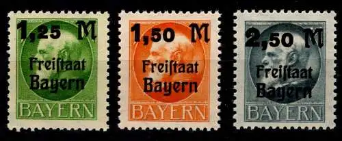 Bayern 174-176 A postfrisch #OC799