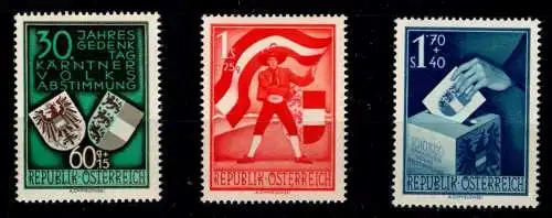 Österreich 952-954 postfrisch #OC768