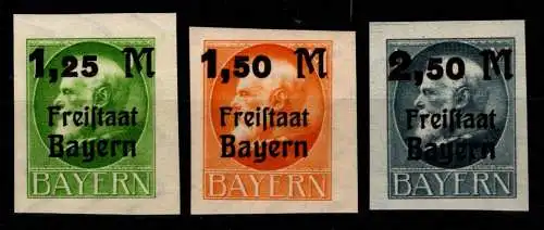 Bayern 174-176 B postfrisch #OC796