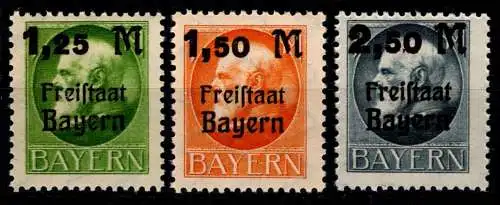 Bayern 174-176 A postfrisch #OC797