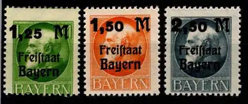 Bayern 174-176 A postfrisch #OC798